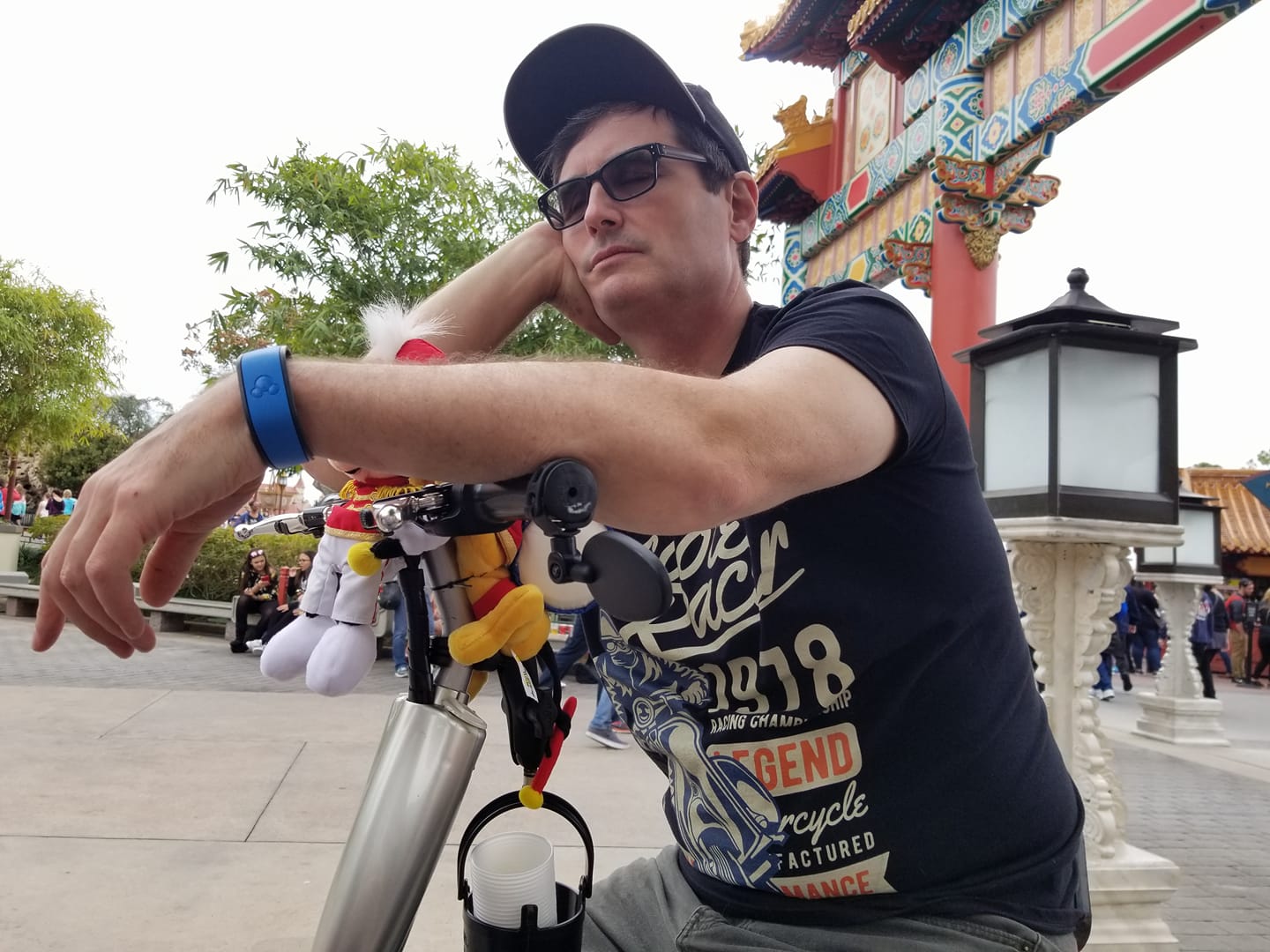 The Triad Scooter with the Epcot Ball